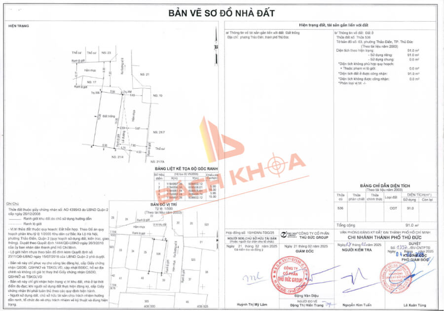 Bản Trích Lục Địa Chính Là Gì? Toàn Bộ Thông Tin Cần Biết 2 Thông tin về chủ sở hữu và tình trạng pháp lý