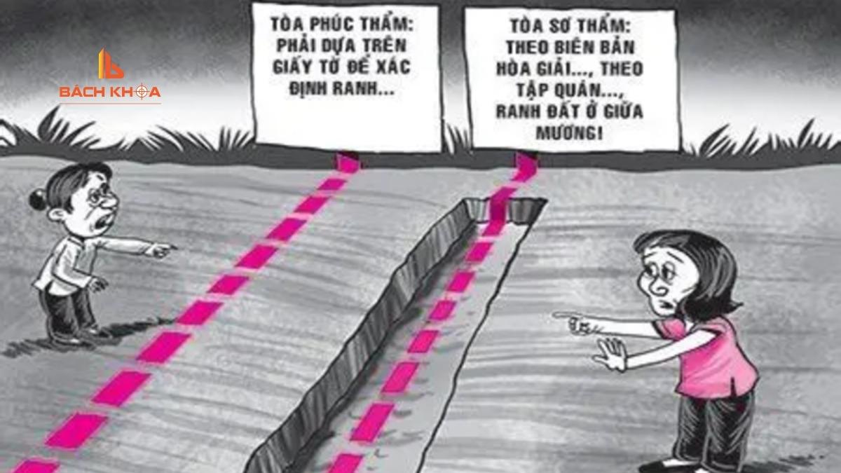 Các Trường Hợp Phải Đo Đạc Lại Đất Theo Quy Định 2 Xảy ra tranh chấp ranh giới đất