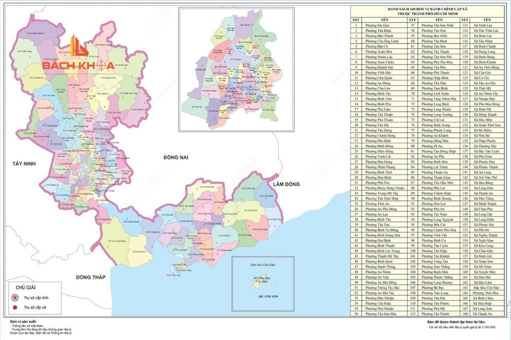 Các Trường Hợp Phải Đo Đạc Lại Đất Theo Quy Định 4 Bản đồ hành chính tại TP.Hồ Chí Minh mới sau sáp nhập