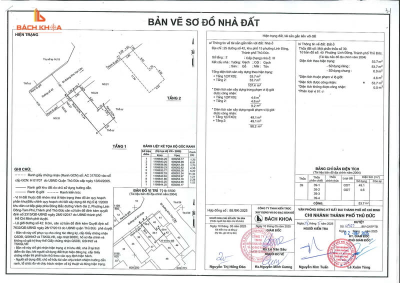 Bản vẽ sơ đồ nhà đất ứng dụng trong kiểm định pháp lý Bản vẽ sơ đồ nhà đất ứng dụng trong kiểm định pháp lý