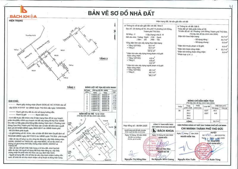 Dịch Vụ Nhà Đất Thủ Đức - Chuyên Đo Vẽ, Tư Vấn Pháp Lý 4 Dịch vụ đo vẽ - tách thửa đất tại Nhà Đất Bách Khoa