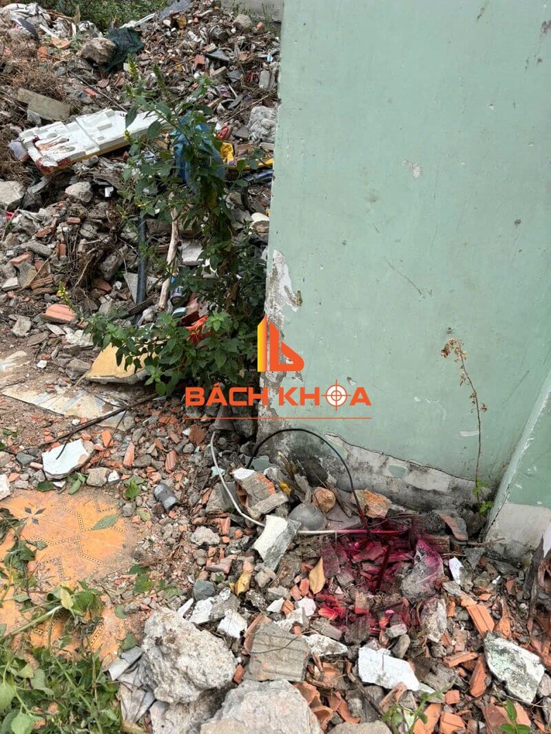 Cắm mốc ranh giới thửa đất 301m2 tại khu dân cư Tân Bình Cắm mốc ranh giới thửa đất 301m2 tại khu dân cư Tân Bình