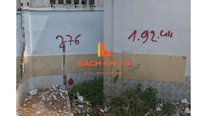 Thửa đất chị Nguyễn Diệu Hiền tại phường Thủ Đức sau khi cắm mốc.