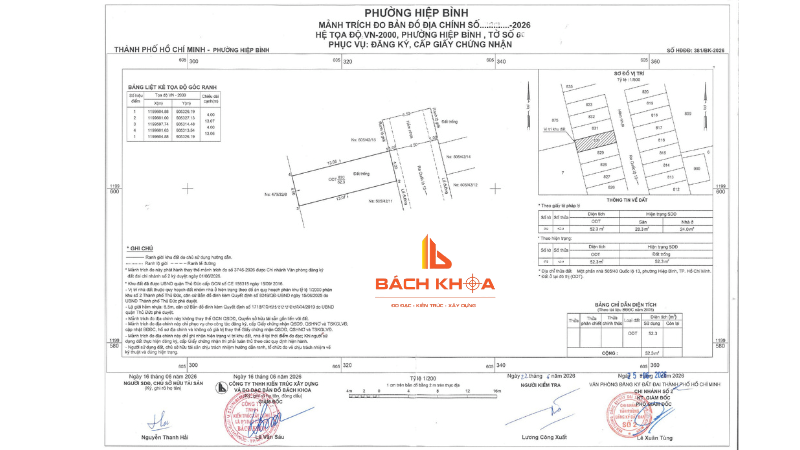 Bản vẽ do nhà đất Bách Khoa thực hiện
